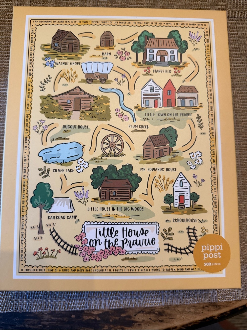 Pippi Post-Little House on the Prairie 500 piece jigsaw puzzle